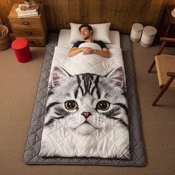 Cat Shaped Sleeping Bag – Cozy Feline-Inspired Comfort for Kids & Adults