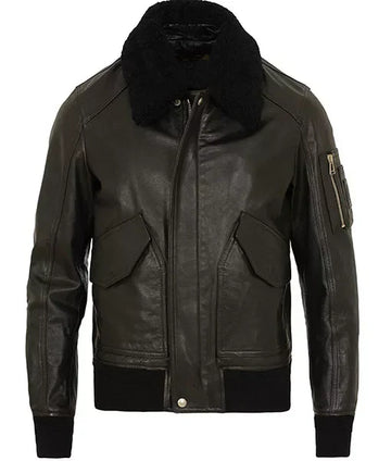 Men’s Burito Brown Aviator Jacket