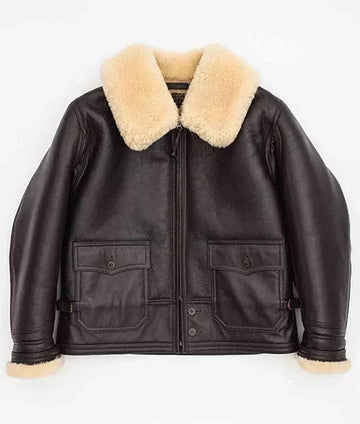 Men’s Navy Flight M-445A Leather Jacket